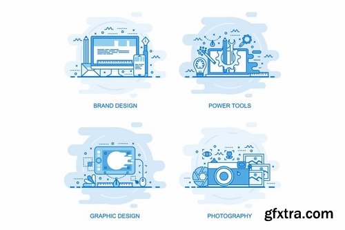 Flat Line Color Concepts