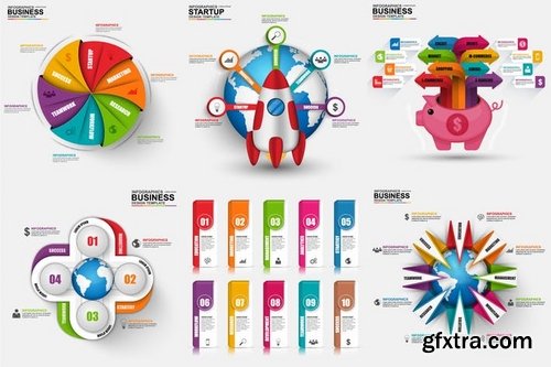 Marketing 3D Infographics