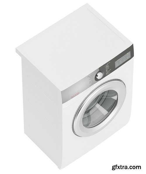 Washing Machine 01 3d Model