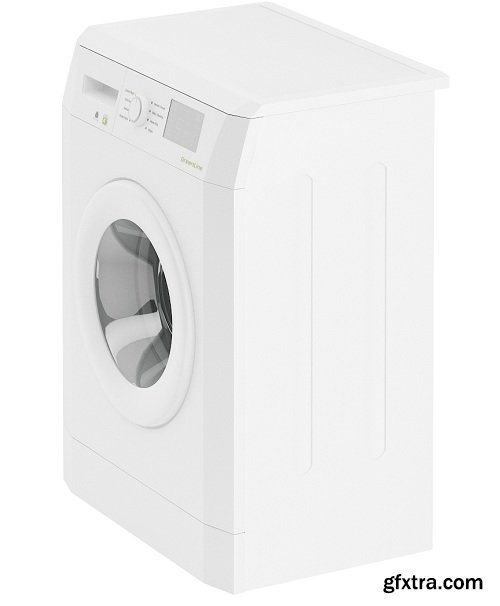 Washing Machine 02 3d Model