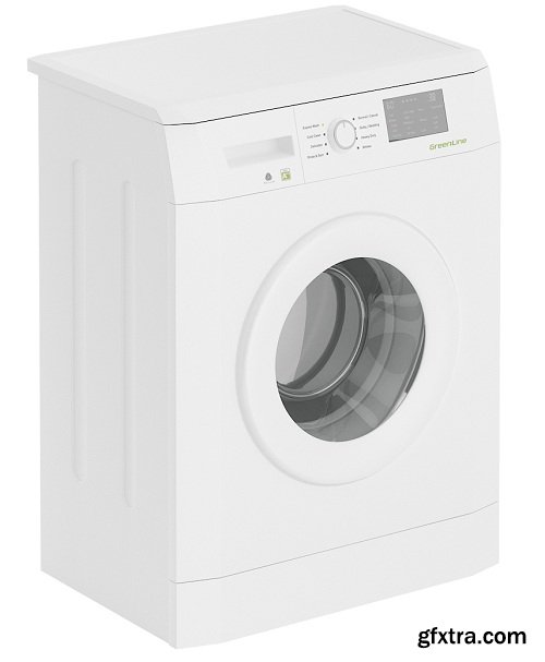 Washing Machine 02 3d Model