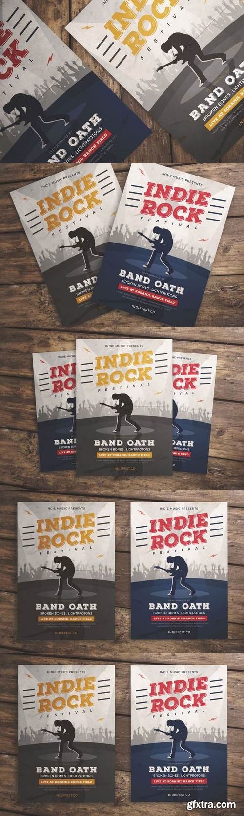 Indie Rock Music Flyer