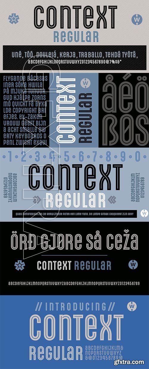 Context Regular font family