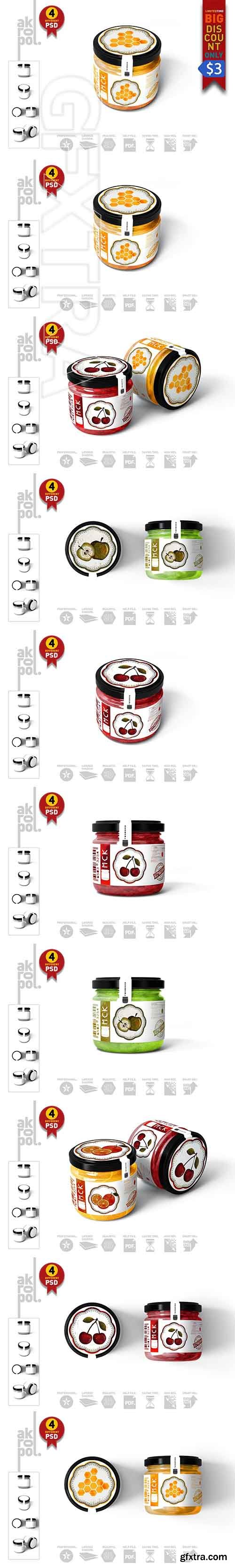 CreativeMarket - JAR MOCKUP 2197665