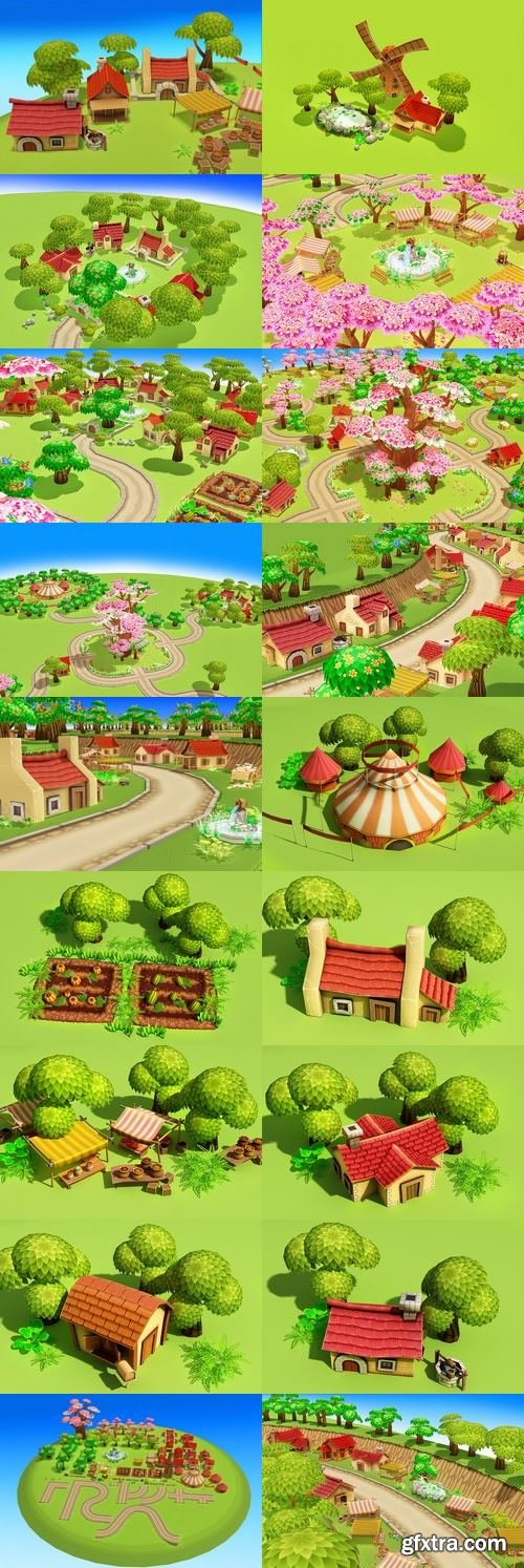 CM - Cartoon Spring Farm 1265339