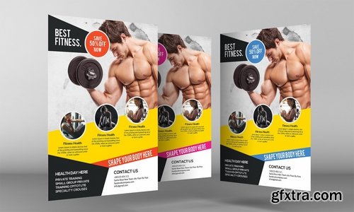 CM - Fitness Trainer Flyer Template 2177474