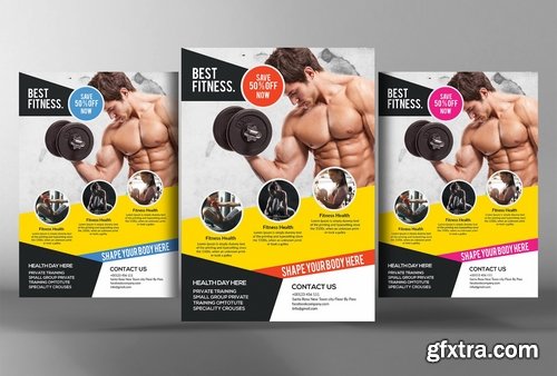 CM - Fitness Trainer Flyer Template 2177474