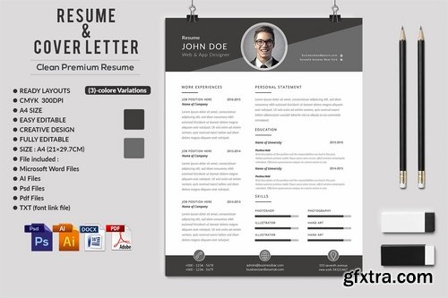 CM - 10 Corporate CVResume Bundle 2174623