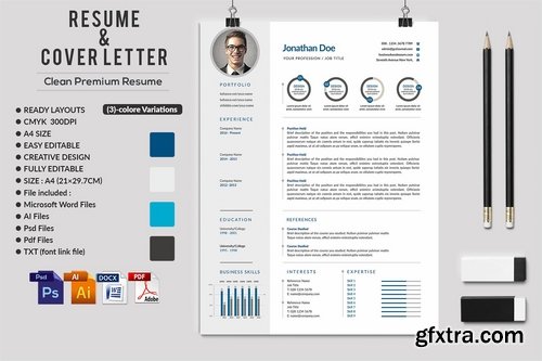 CM - 10 Corporate CVResume Bundle 2174623