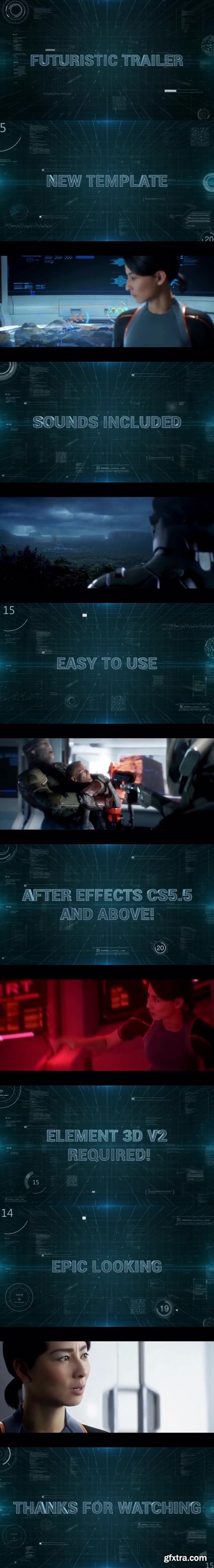 MA -  Futuristic Trailer After Effects Templates 57767