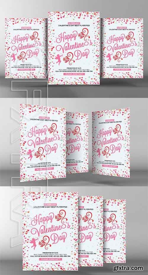 CreativeMarket - Valentine Day Party Flyer 2196732