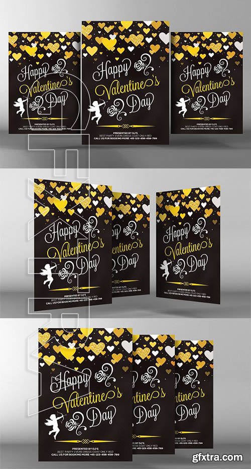 CreativeMarket - Valentines Day Flyer 2196825