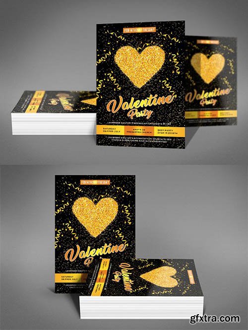 CreativeMarket - Valentine Flyer Template 2196776