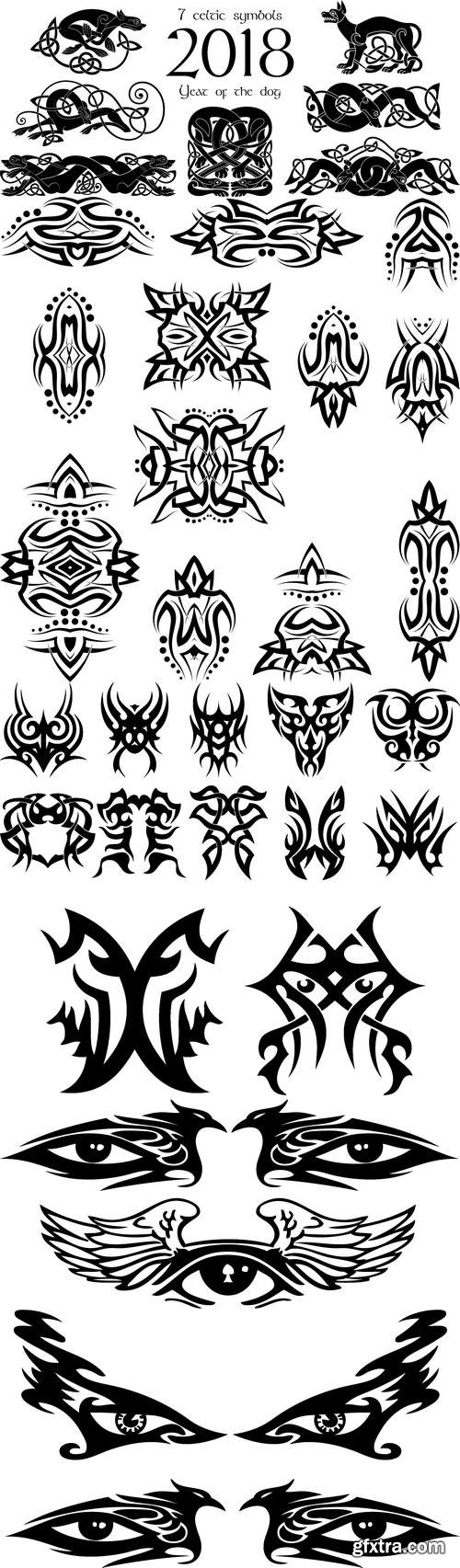 Vectors - Various Tattoo Set 18