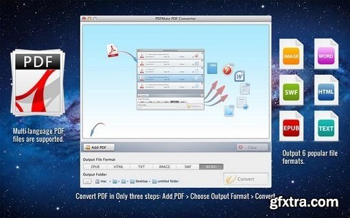 PDFMate PDF Converter 1.6 Build 109 (macOS)