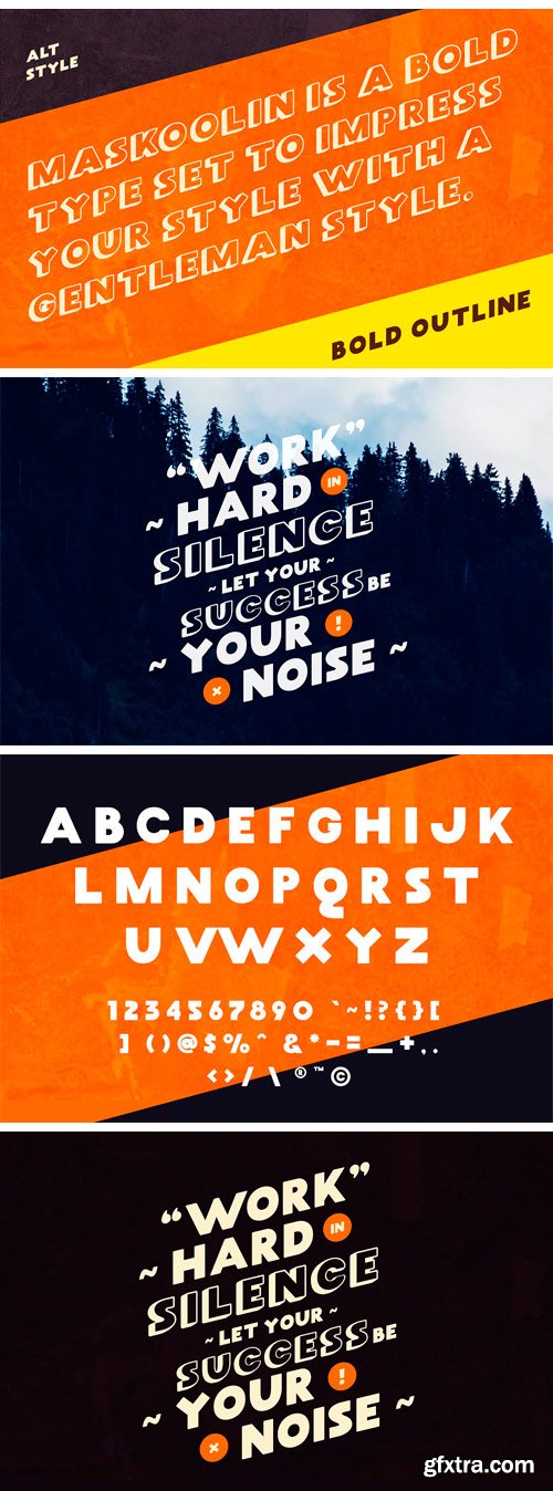 CM - Maskoolin - Bold Typeface 781477