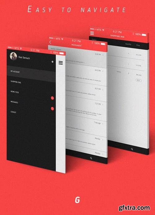 Glass App UI