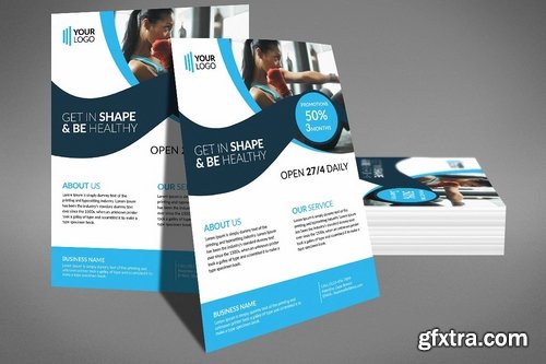 CM - Women Health & Gym Flyer Template 2183706