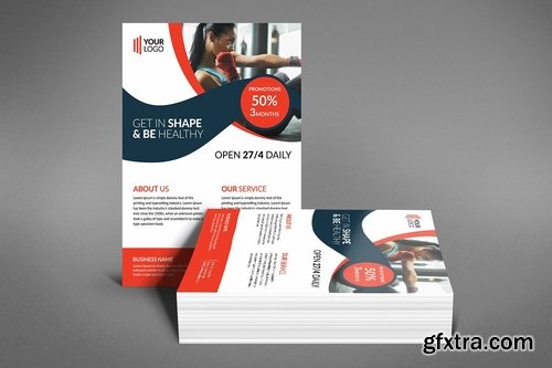 CM - Women Health & Gym Flyer Template 2183706