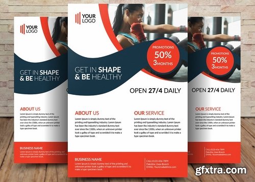 CM - Women Health & Gym Flyer Template 2183706