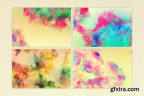 Vibrant Watercolor Textures