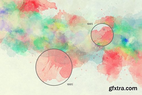 Vibrant Watercolor Textures