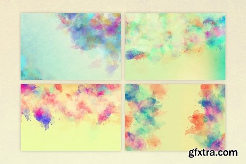 Vibrant Watercolor Textures