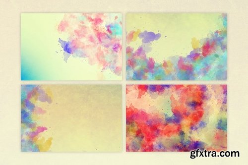 Vibrant Watercolor Textures