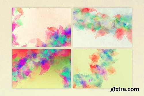 Vibrant Watercolor Textures