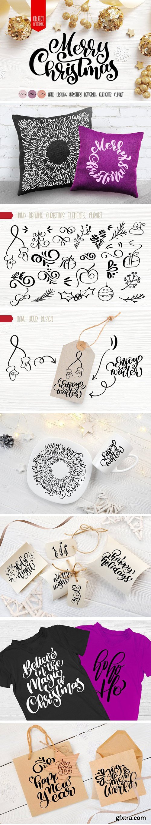 CM - Xmas Lettering & Doodle Elements 2121640