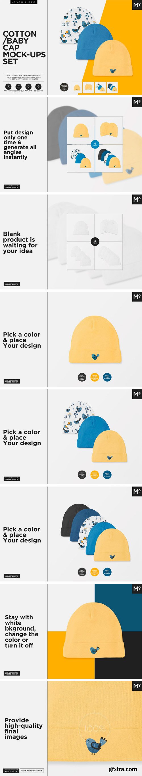 CM - Cotton Baby Cap Mock-ups Generator 2099711