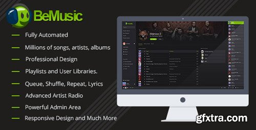 CodeCanyon - BeMusic v2.1.7 - Music Streaming Engine - 13616699