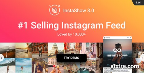 CodeCanyon - Instagram Feed v3.0.1 - WordPress Instagram Gallery - 13004086