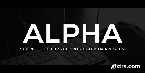 Videohive Alpha Titles 20695760