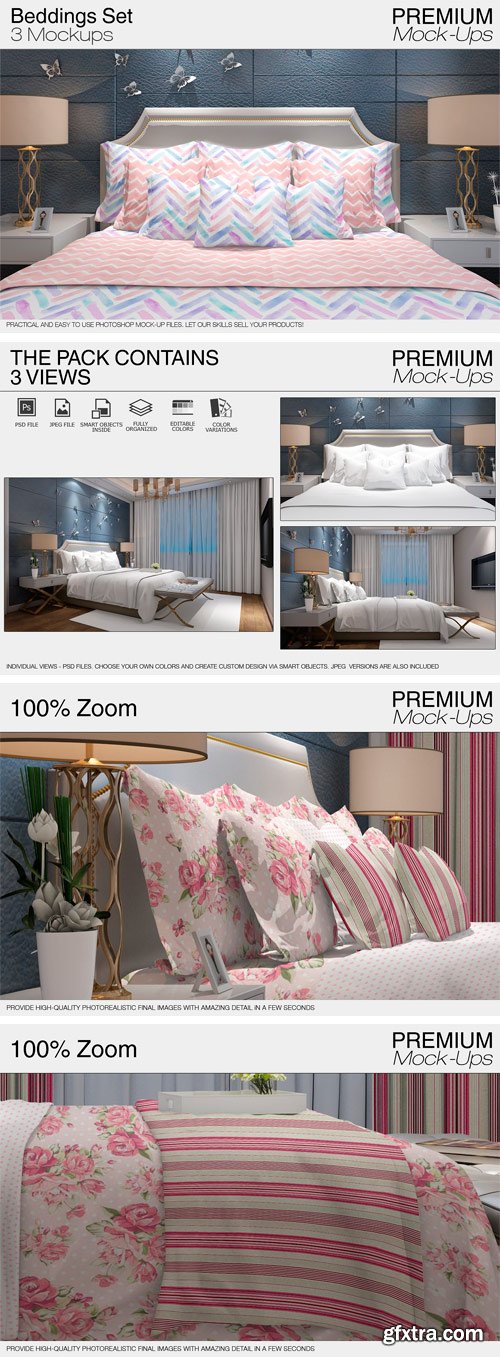 CM - Bedding Mockup Set 2110916