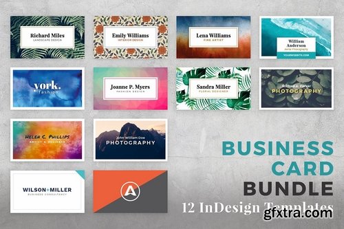 CM - Business Card Bundle for InDesign 1945076