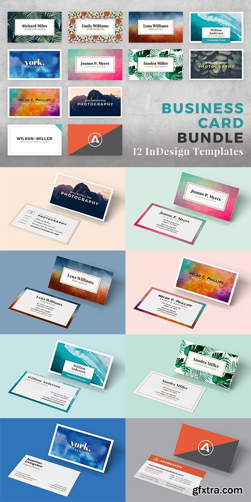 CM - Business Card Bundle for InDesign 1945076