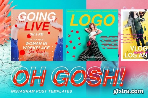 CM - OH GOSH! - Instagram Post Templates 2181902