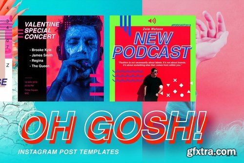 CM - OH GOSH! - Instagram Post Templates 2181902