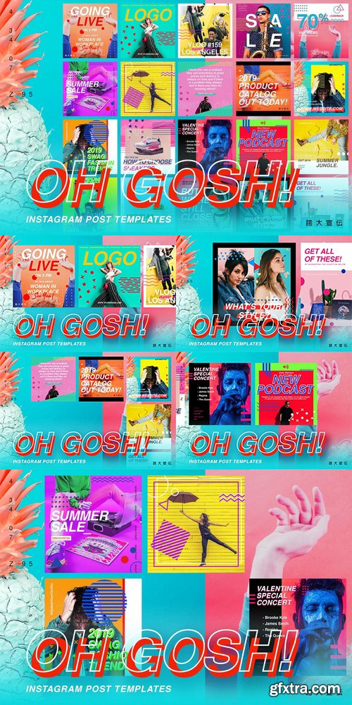 CM - OH GOSH! - Instagram Post Templates 2181902