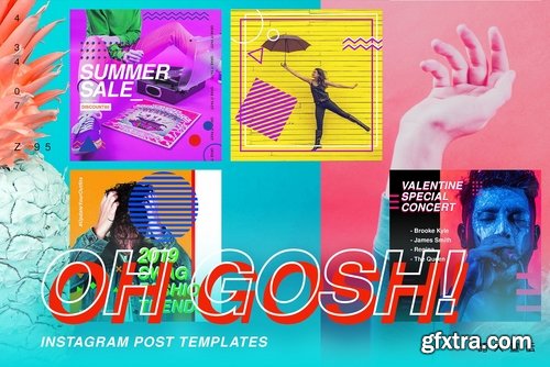 CM - OH GOSH! - Instagram Post Templates 2181902