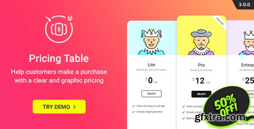 CodeCanyon - WordPress Pricing Table Plugin v2.0.0 - 20841735