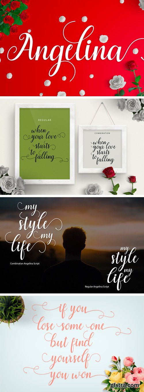 Angelina Script Font