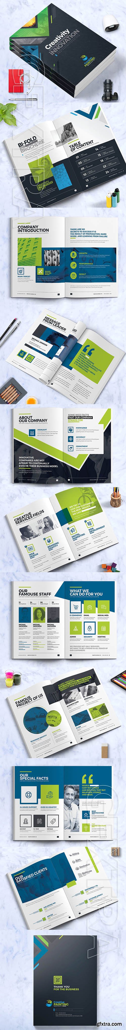 CreativeMarket - Brochure Design Template 2196384