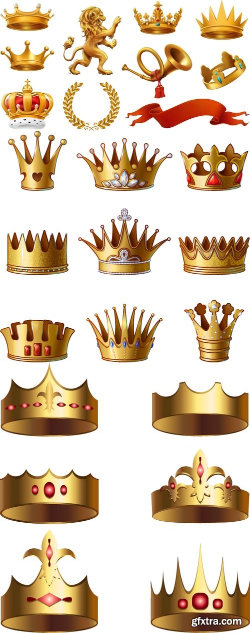 Vectors - Different Crowns Set 5