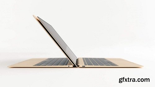 12? Apple MacBook 2016 3d Model