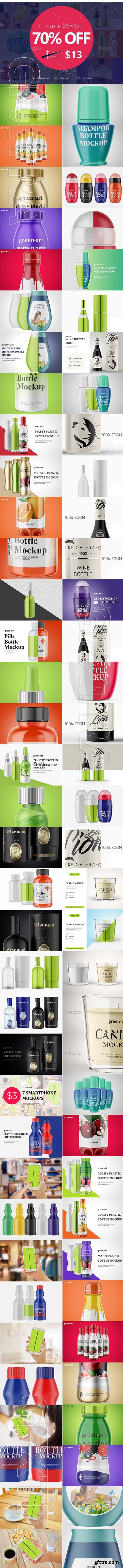 CreativeMarket - 21 PSD MOCKUPS 2196113