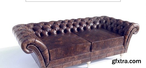 Chesterfield Sofa 3d Model