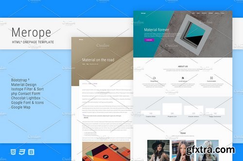 CM - Merope v1.1 - Material Design Template 768969