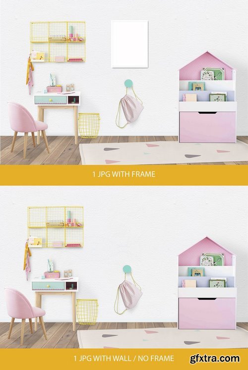 CM - Kids Room Wall/Frame Mock Up 29 1843067